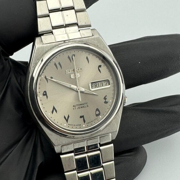 Seiko 5 Automatic 17 Jewels - Vintage Wrist Watch - Made in Japan - Picture 5 of 10